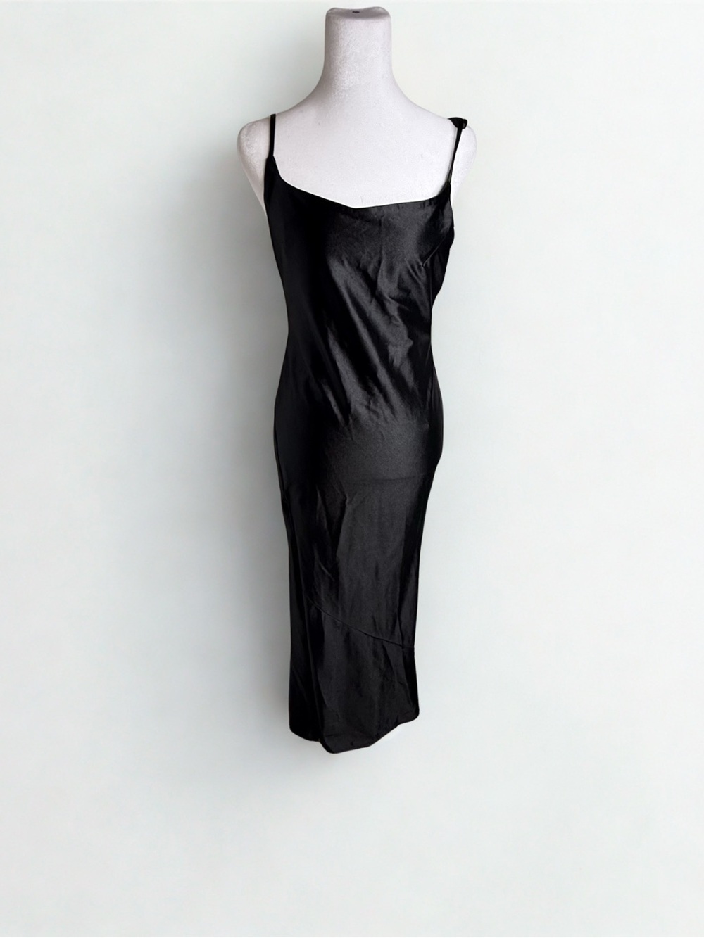 Amazon Black Backless Slip Dress